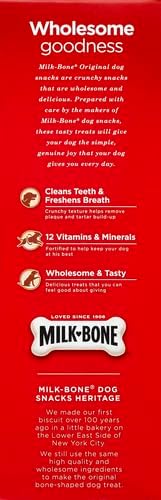 Milk-Bone Mini’s Original Biscuits, Mini Dog Treats, 6 Boxes