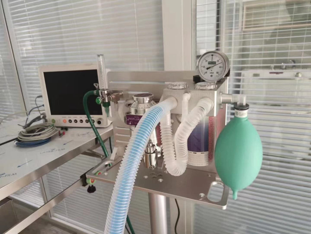 SV-1300 Moveable Veterinary Anesthesia Machine for Vet Clinics, CT and MRI Room Compatible
