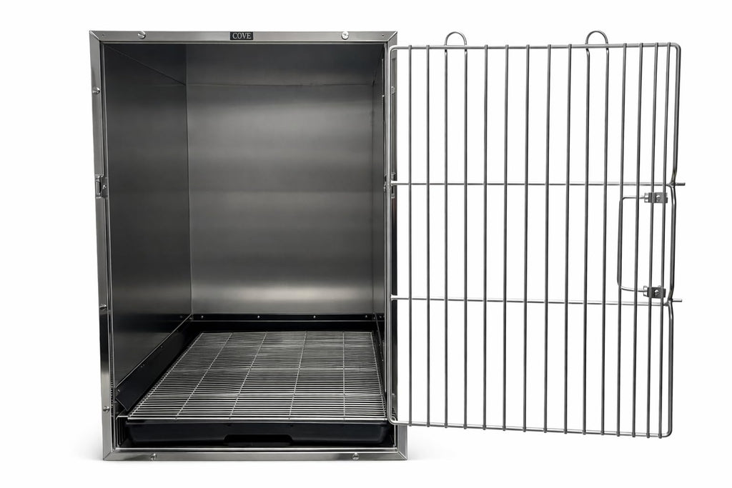 Stainless Steel Modular Cage Bank Kit Family (Stainless Steel 3 or 4 Unit Cage Bank Kit)