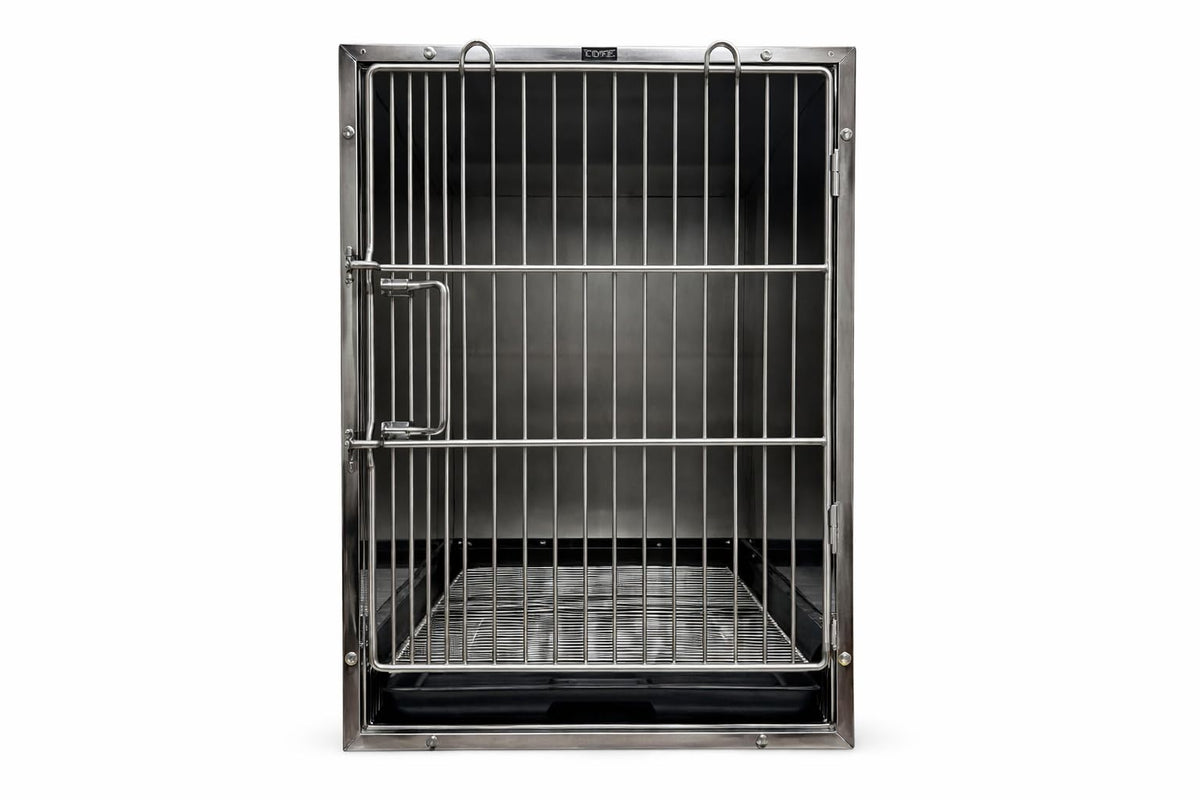 Stainless Steel Modular Cage Bank Kit Family (Stainless Steel 3 or 4 Unit Cage Bank Kit)
