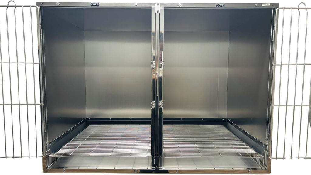 Stainless Steel Modular Cage Bank Kit Family (Stainless Steel 3 or 4 Unit Cage Bank Kit)