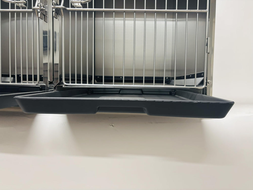 Stainless Steel Modular Cage Bank Kit Family (Stainless Steel 3 or 4 Unit Cage Bank Kit)
