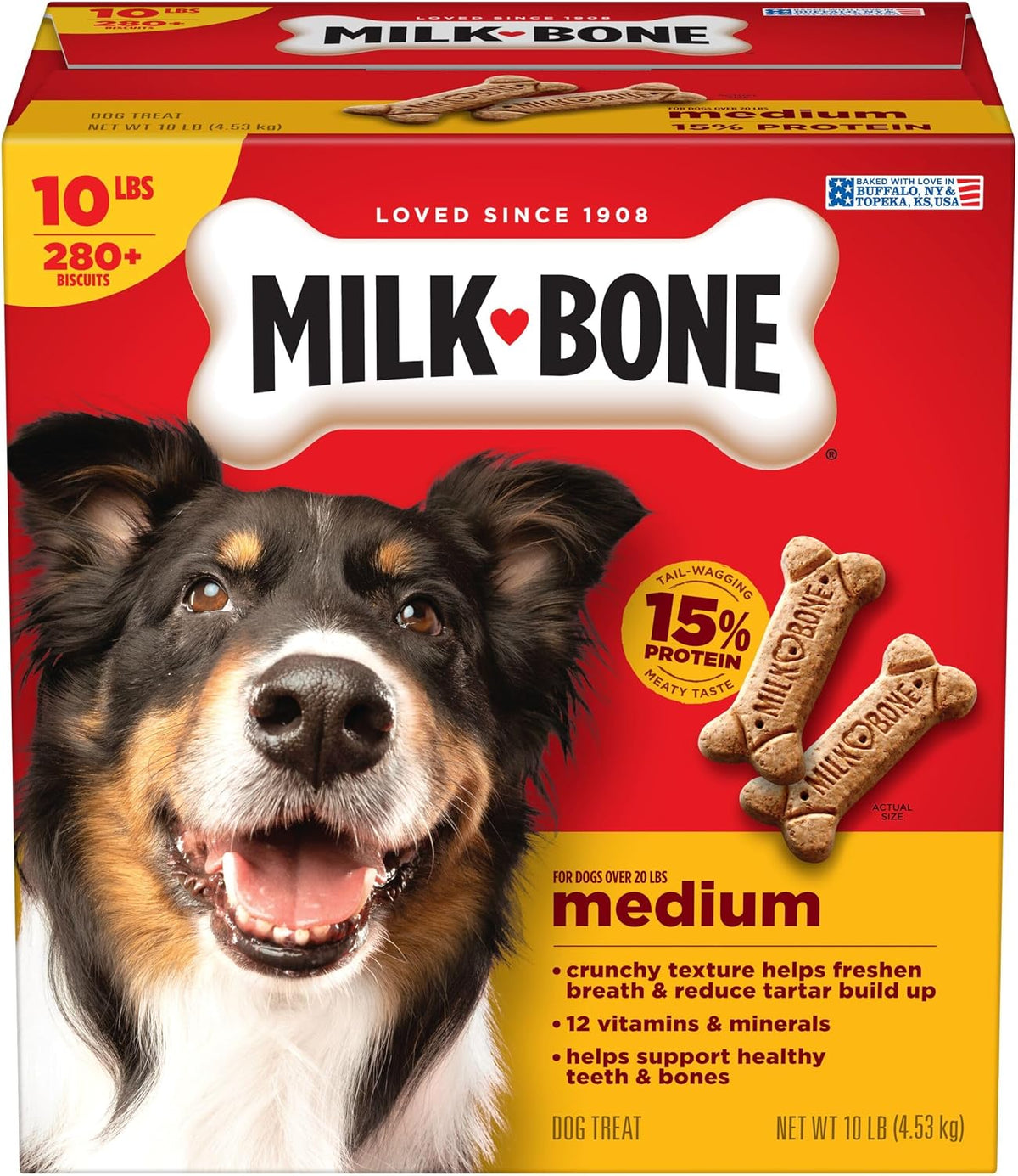Milk-Bone Mini’s Original Biscuits, Mini Dog Treats, 6 Boxes