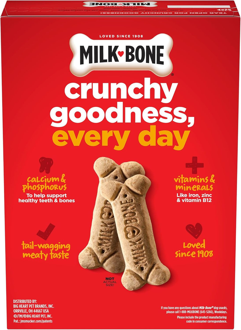 Milk-Bone Mini’s Original Biscuits, Mini Dog Treats, 6 Boxes