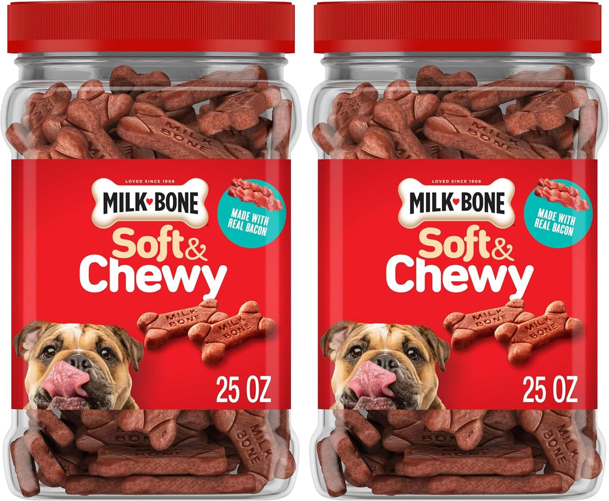 Milk-Bone Soft & Chewy Mini's Dog Training Treats, 18 oz Canister