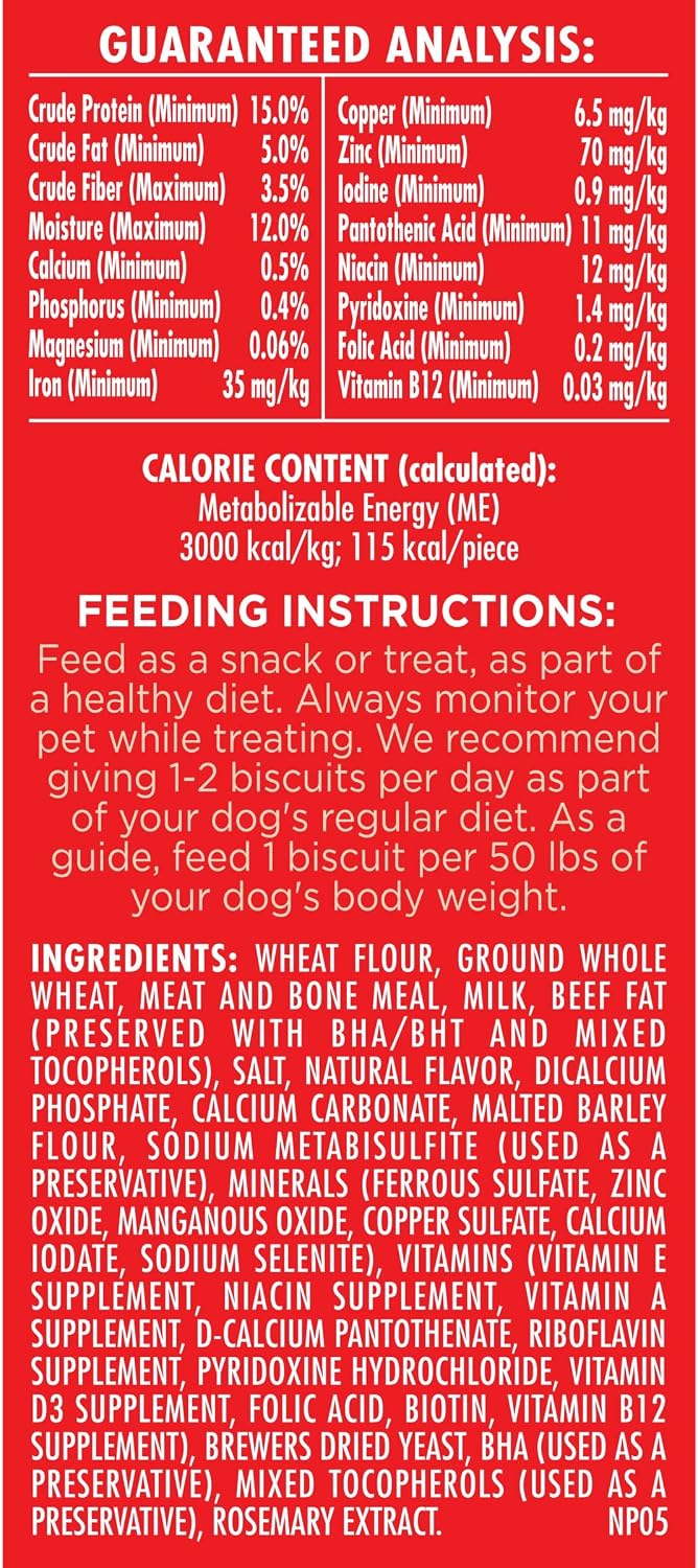 Milk-Bone Mini’s Original Biscuits, Mini Dog Treats, 6 Boxes