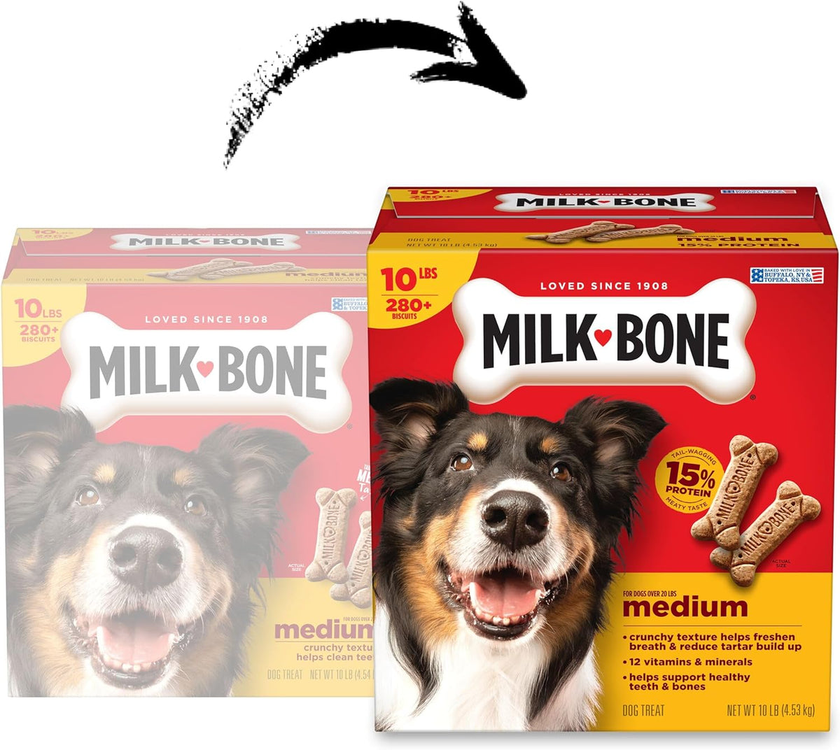 Milk-Bone Mini’s Original Biscuits, Mini Dog Treats, 6 Boxes