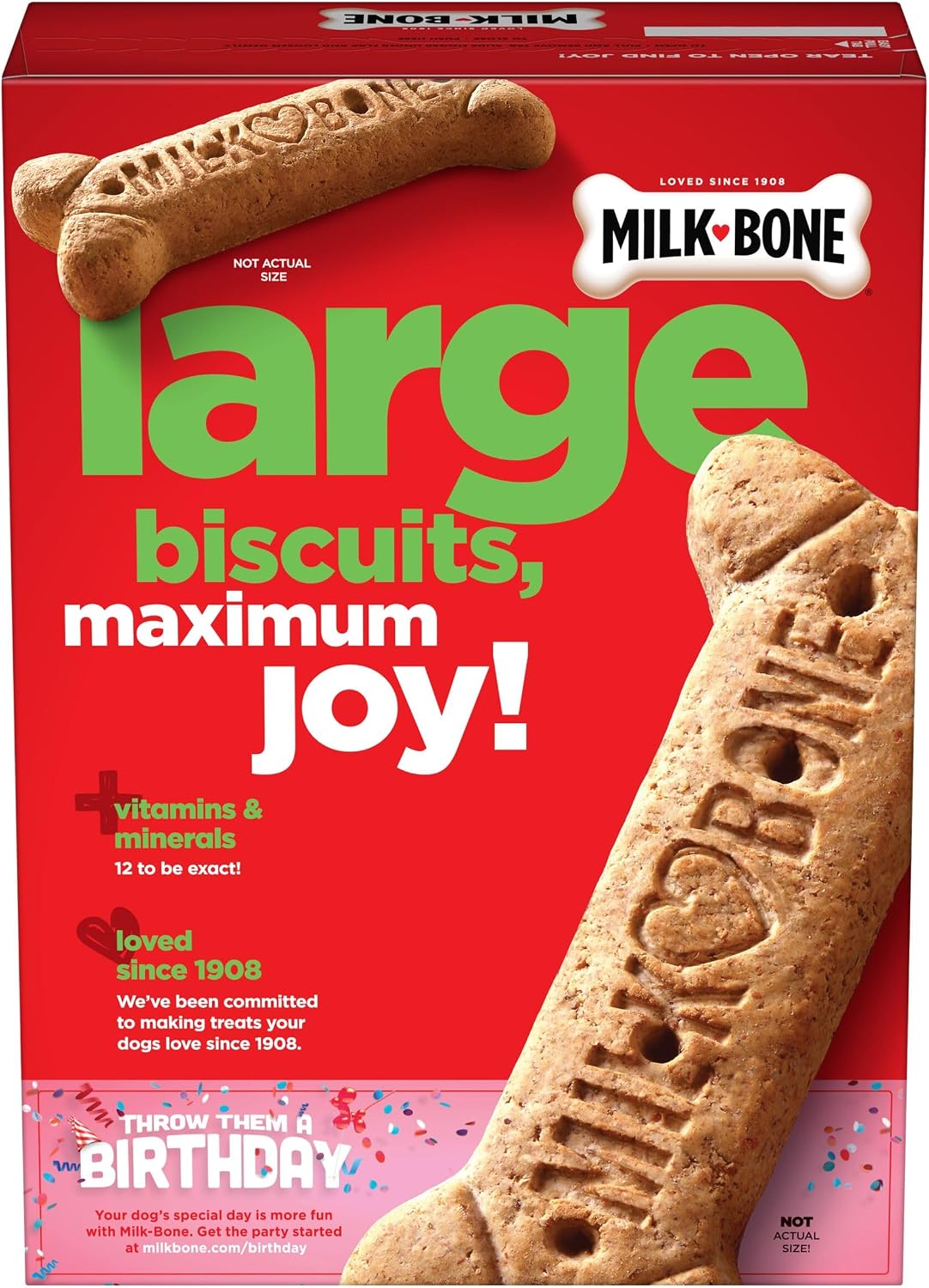 Milk-Bone Mini’s Original Biscuits, Mini Dog Treats, 6 Boxes