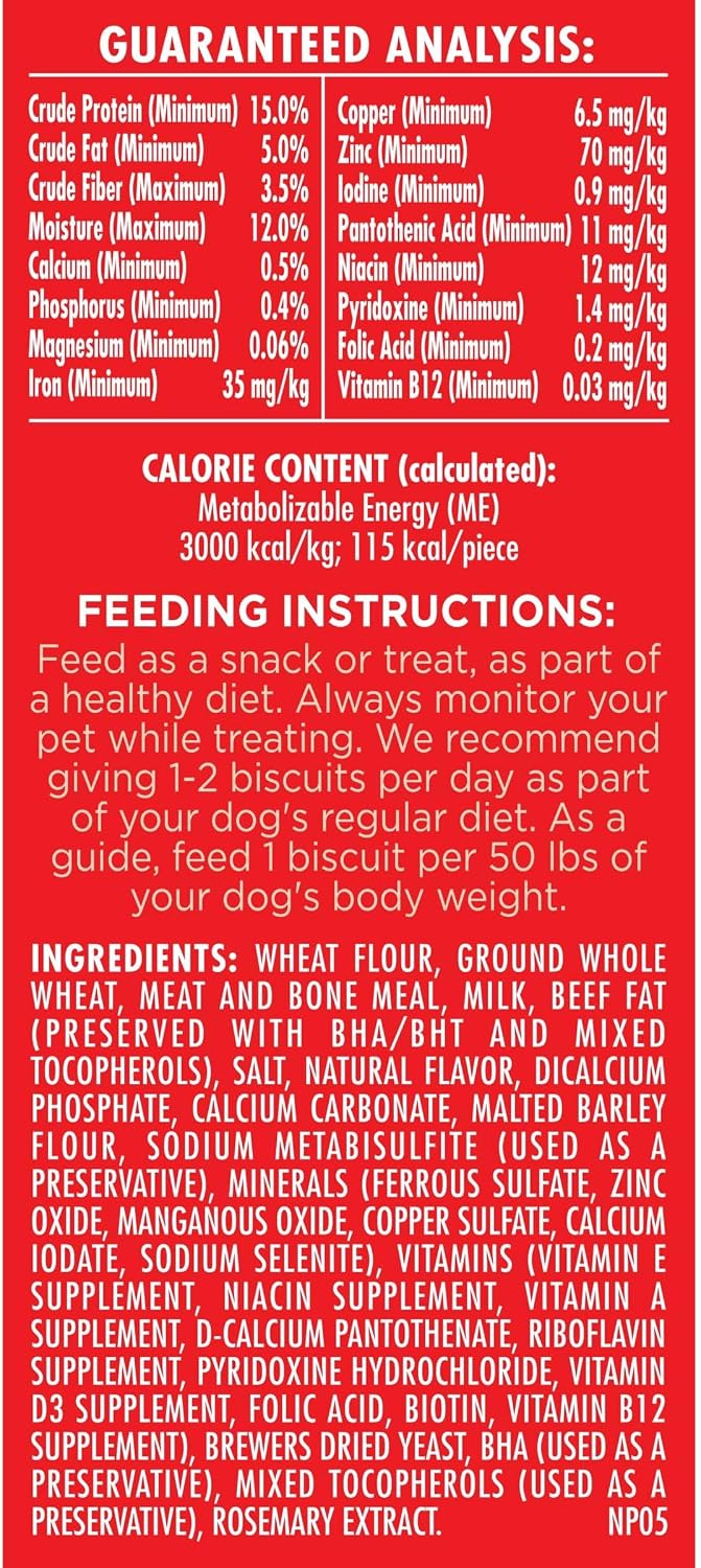 Milk-Bone Mini’s Original Biscuits, Mini Dog Treats, 6 Boxes