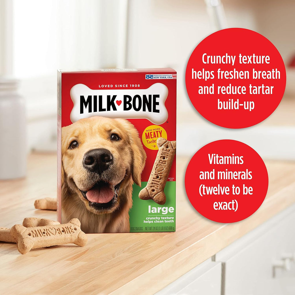 Milk-Bone Mini’s Original Biscuits, Mini Dog Treats, 6 Boxes