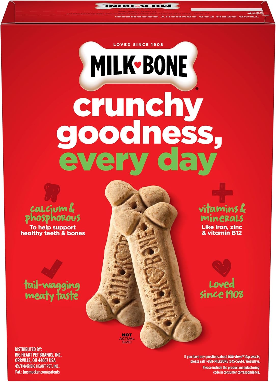 Milk-Bone Mini’s Original Biscuits, Mini Dog Treats, 6 Boxes