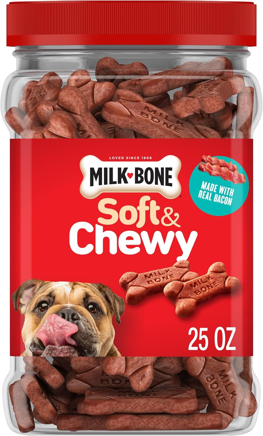 Milk-Bone Soft & Chewy Mini's Dog Training Treats, 18 oz Canister