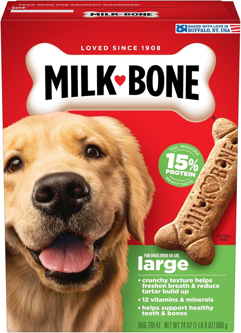 Milk-Bone Mini’s Original Biscuits, Mini Dog Treats, 6 Boxes