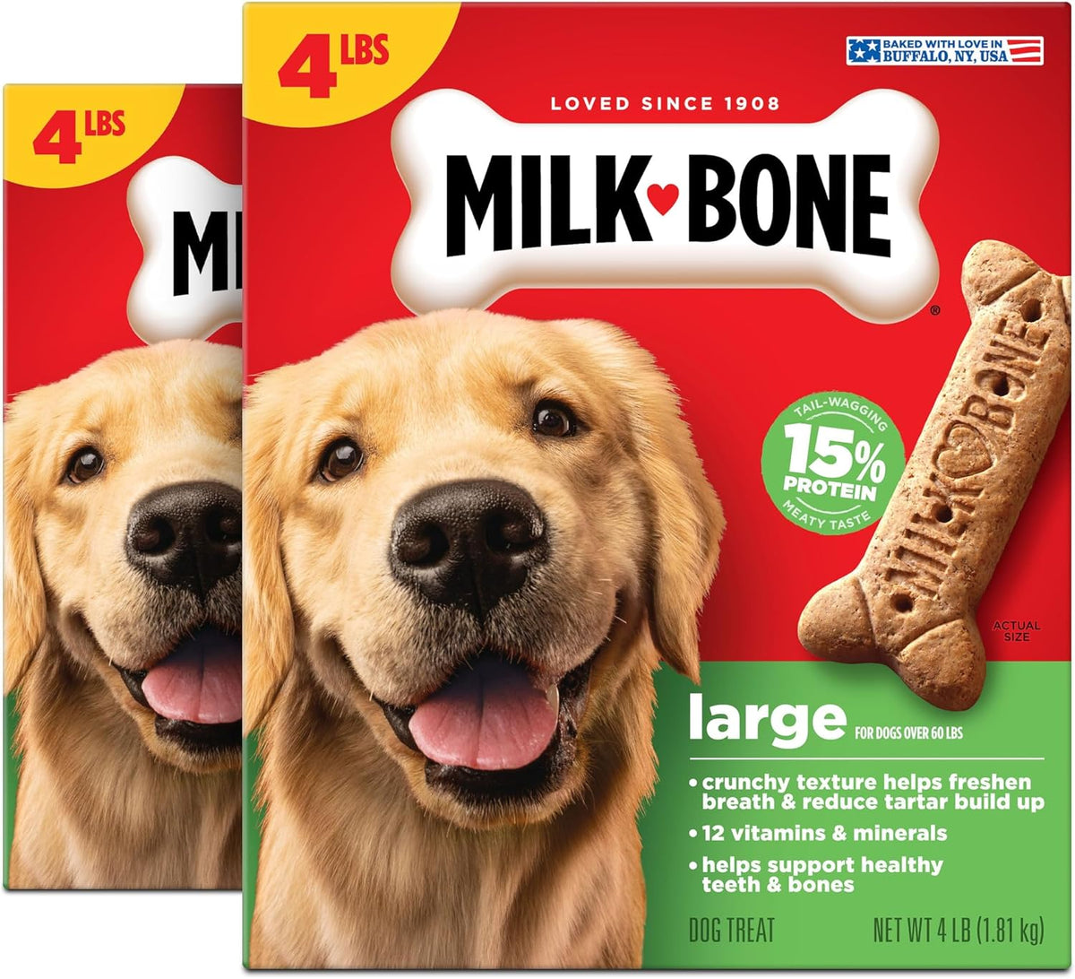 Milk-Bone Mini’s Original Biscuits, Mini Dog Treats, 6 Boxes