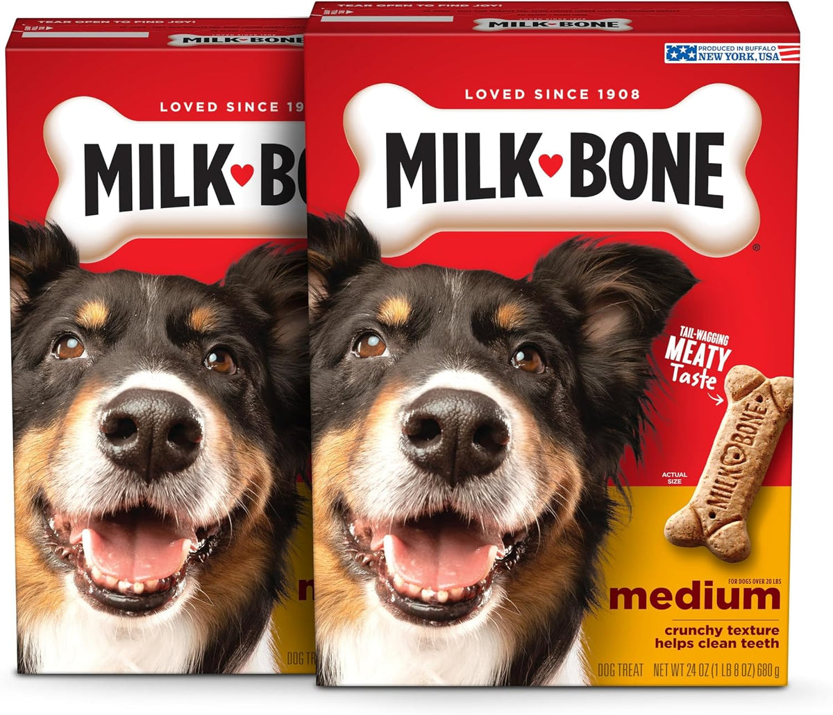 Milk-Bone Mini’s Original Biscuits, Mini Dog Treats, 6 Boxes