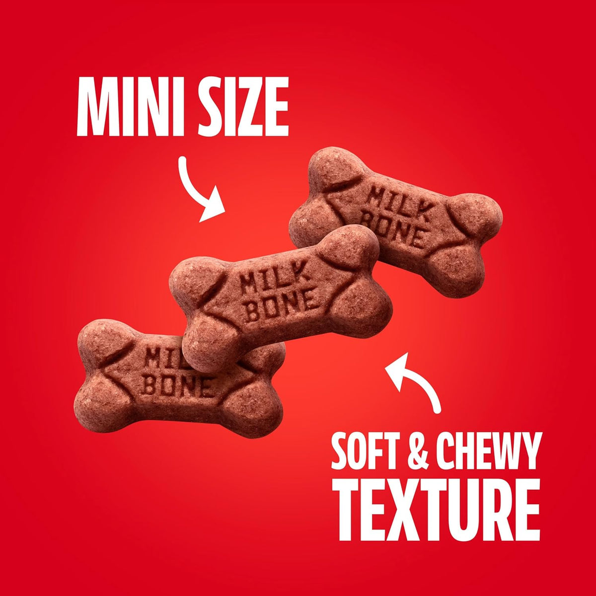 Milk-Bone Soft & Chewy Mini's Dog Training Treats, 18 oz Canister