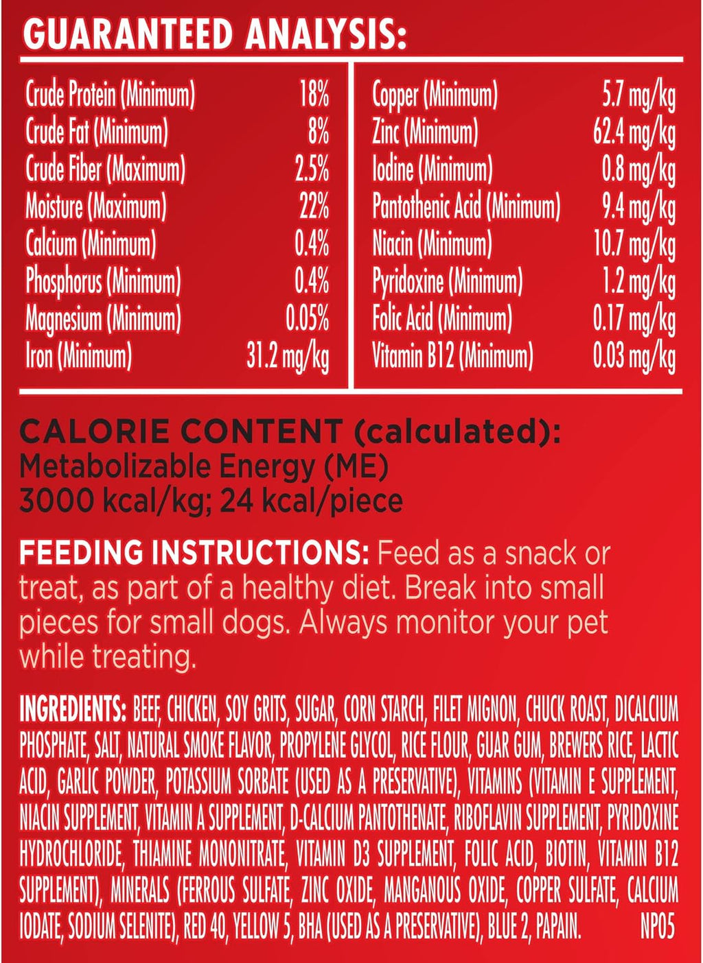 Milk-Bone Soft & Chewy Mini's Dog Training Treats, 18 oz Canister