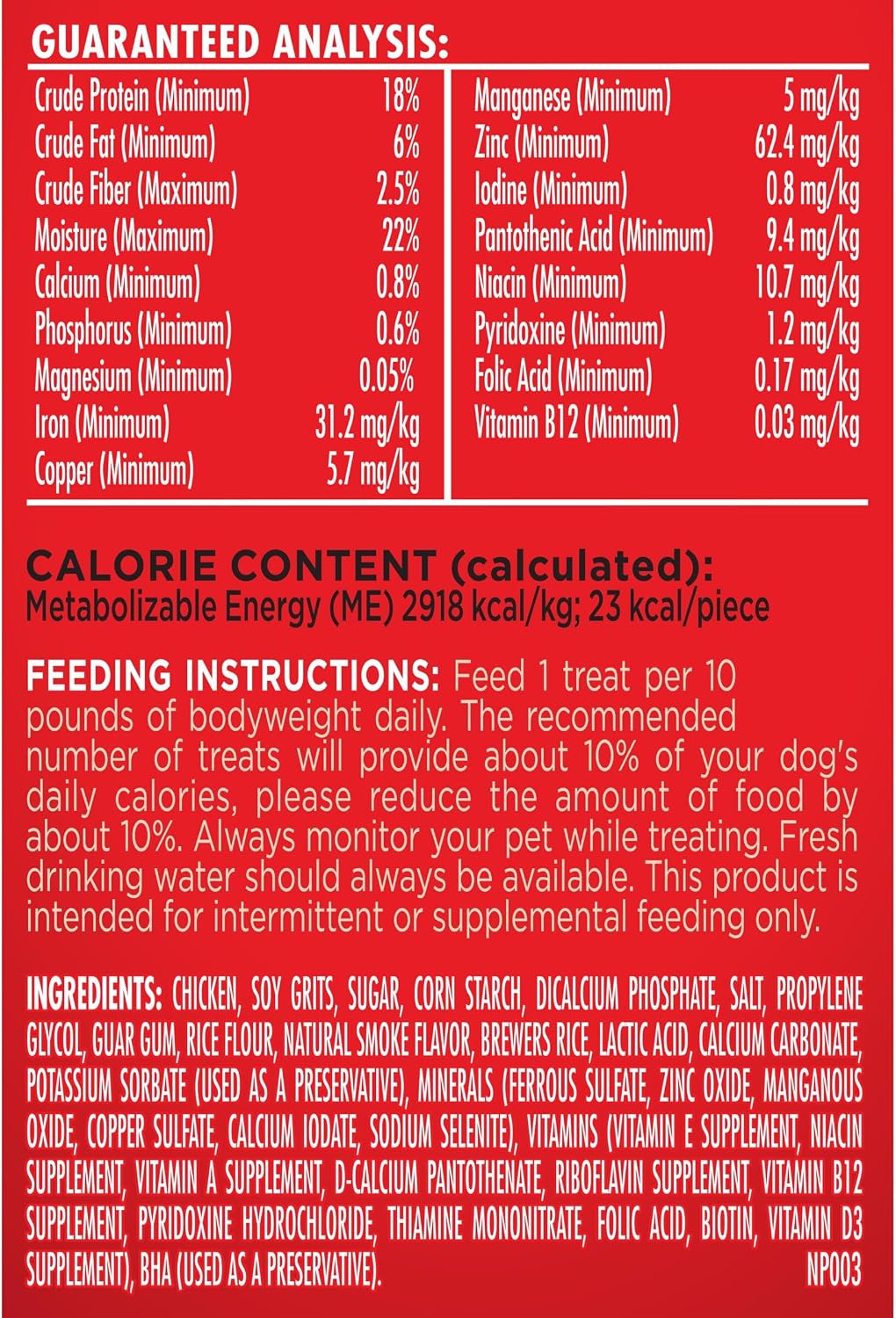 Milk-Bone Soft & Chewy Mini's Dog Training Treats, 18 oz Canister