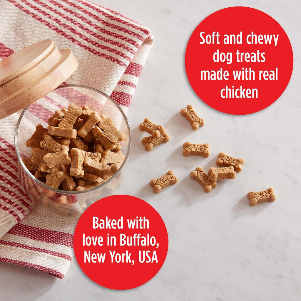 Milk-Bone Soft & Chewy Mini's Dog Training Treats, 18 oz Canister