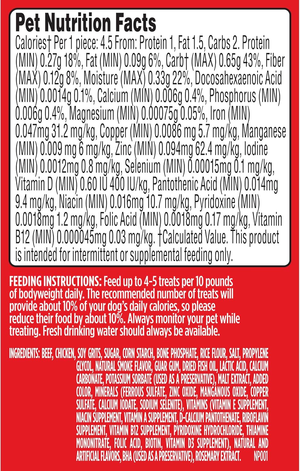 Milk-Bone Soft & Chewy Mini's Dog Training Treats, 18 oz Canister