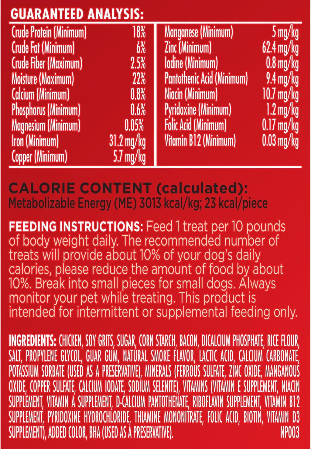 Milk-Bone Soft & Chewy Mini's Dog Training Treats, 18 oz Canister