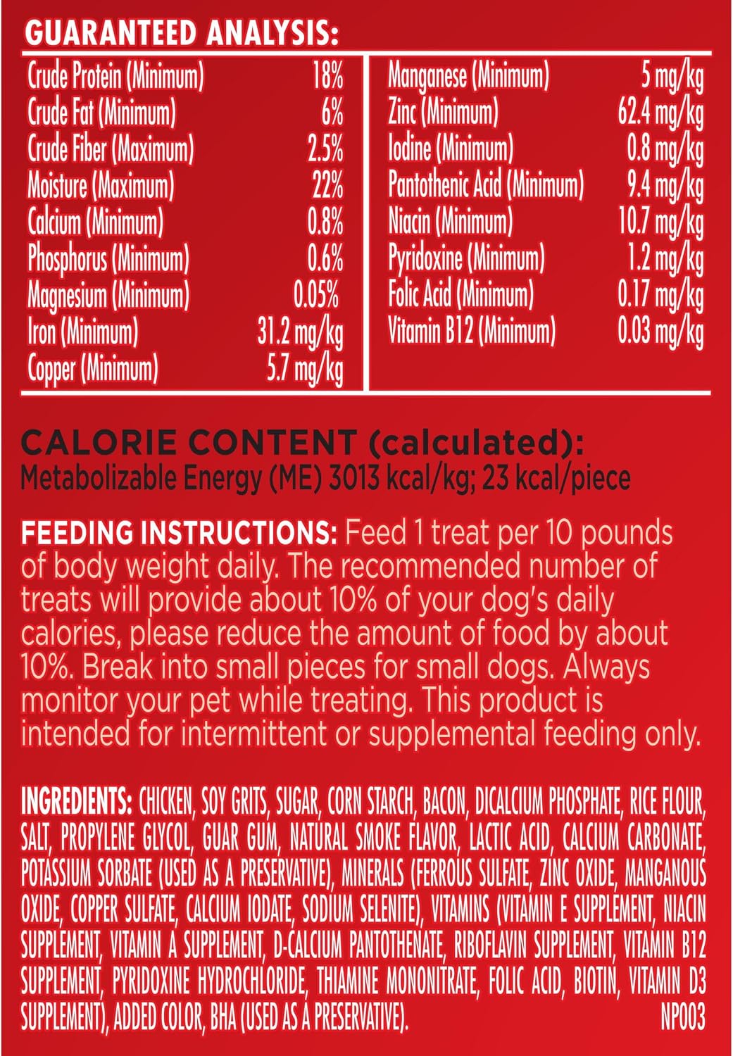 Milk-Bone Soft & Chewy Mini's Dog Training Treats, 18 oz Canister